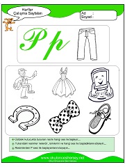 P Sesi Çalışma Sayfaları